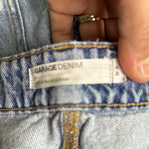 Garage Light Blue Flare Jeans - Picture 2 of 4